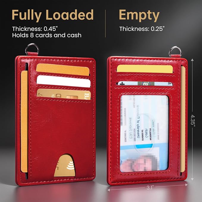 Mayski Slim Wallet, Credit Card Holder - Image 8