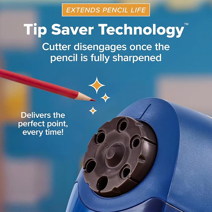 Bostitch Office QuietSharp 6 Electric Pencil Sharpener, Heavy Duty Classroom - Image 7