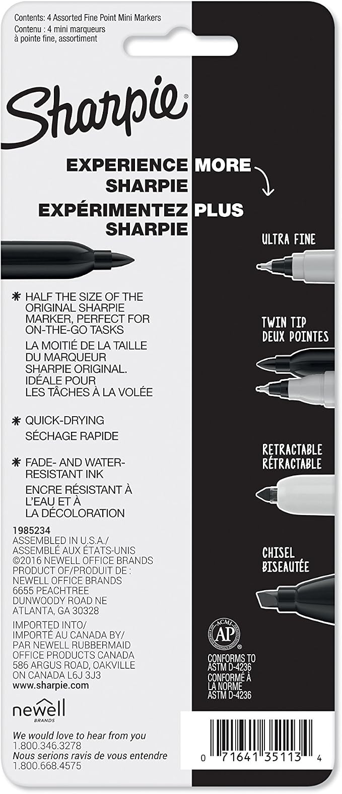 Sharpie Mini Permanent Markers, Fine Point - Image 6