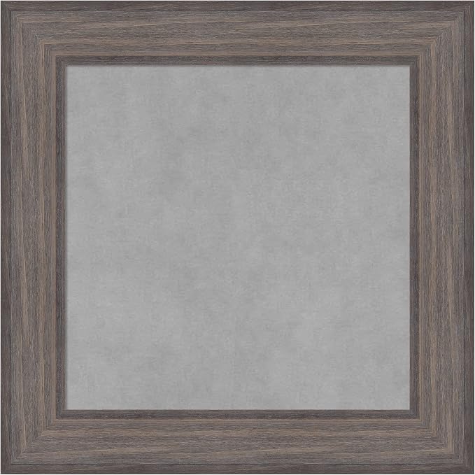 Amanti Art Grey Framed Magnetic Board 21x21 Small Vision Board by AmantiArt