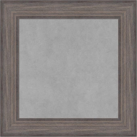 Amanti Art Grey Framed Magnetic Board 21x21 Small Vision Board by AmantiArt