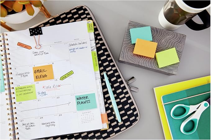 Post-it Mini Notes, 1 3/8 in. x 1 7/8 in., 24 Sticky Notes Pads, 100 Sheets per - Image 11