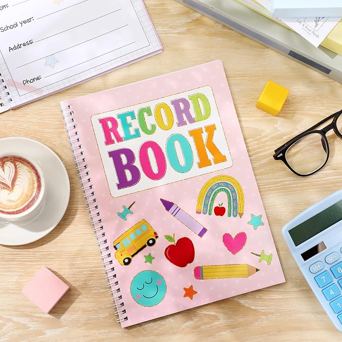 Fuyoooo Teacher Record Book Teacher Grade Books 2026-2027 Spiral Bound Record - Image 6