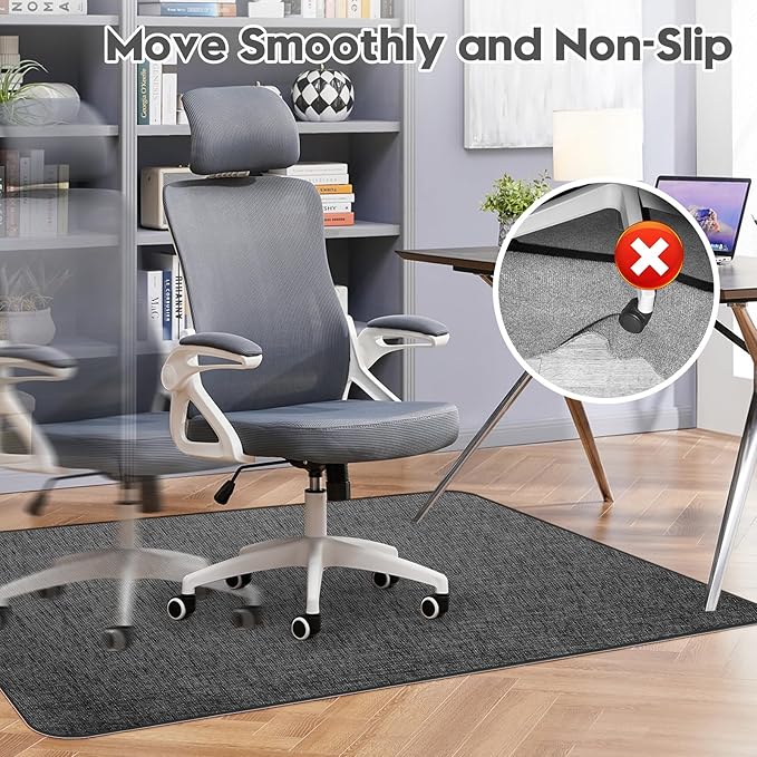 Sycoodeal Office Chair Mat for Hardwood & Tile Floor, Computer Gaming Chair Mat - Image 5