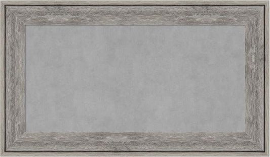 Amanti Art Grey Framed Magnetic Board 17x29 Small Vision Board by AmantiArt