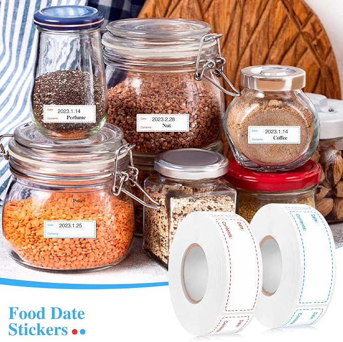 2000Pcs Removable Freezer Labels, 1 x 3 Inch Food Labels - Image 5