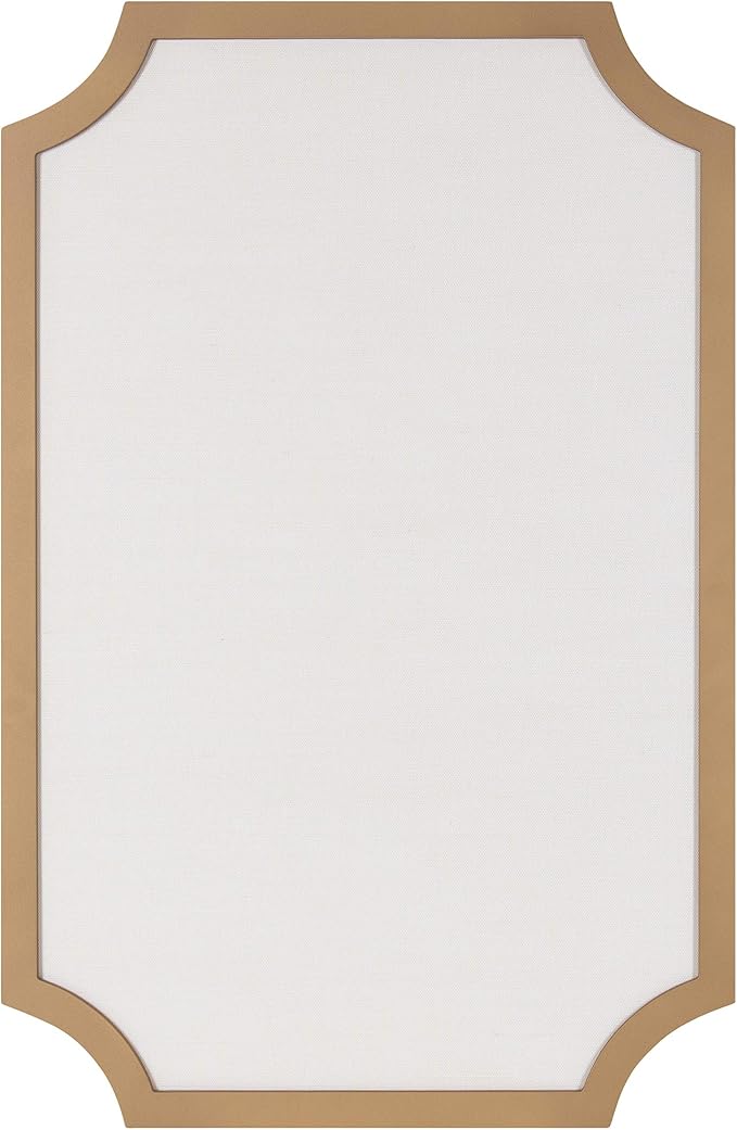 Kate and Laurel Holbrook Modern Scalloped Fabric Pinboard, 24 x 36, Decorative - Image 3