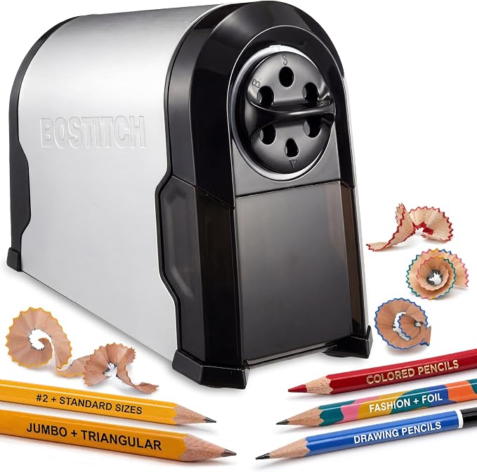 Bostitch Office SuperPro Glow Electric Pencil Sharpener, Sharpens Standard & by BostitchOfficeProducts