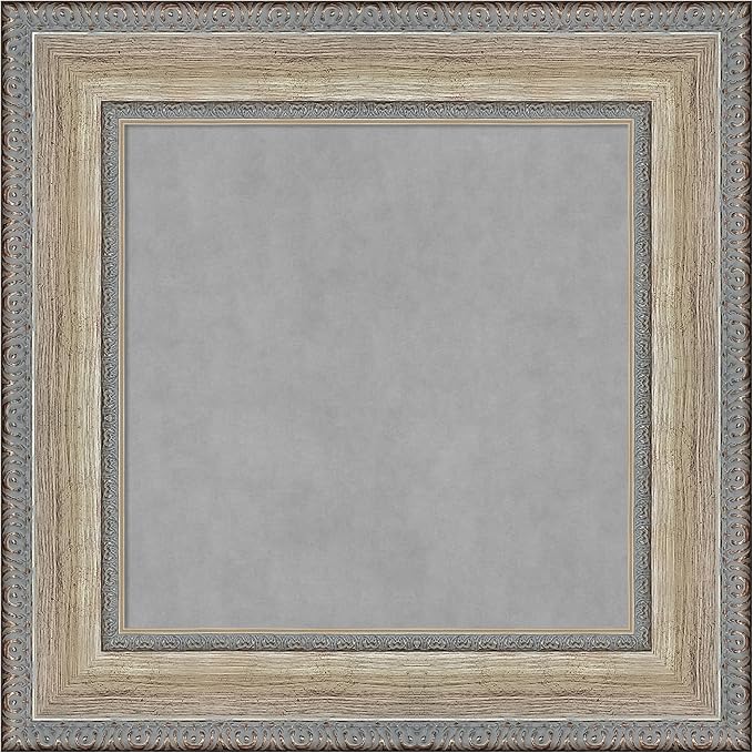 Amanti Art Silver Framed Magnetic Board 17x17 X-Small Vision Board by AmantiArt