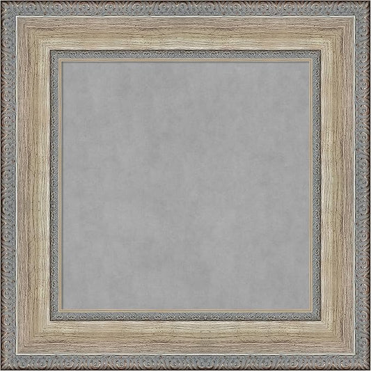 Amanti Art Silver Framed Magnetic Board 17x17 X-Small Vision Board by AmantiArt