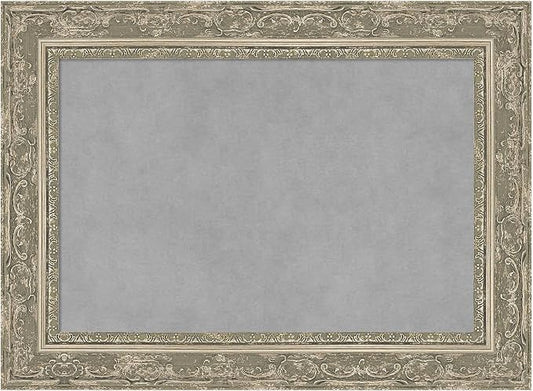 Amanti Art Silver Framed Magnetic Board 16x22 Small Vision Board by AmantiArt