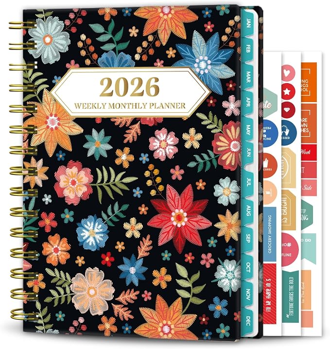 Ymumuda 2026 Planner, Daily Weekly and Monthly Planner，Jan 2026 by Ymumuda