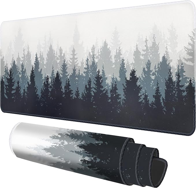 Galdas Mouse Pad For Gaming, Forest Background Pattern XXL XL Large Mouse Mat - Image 2
