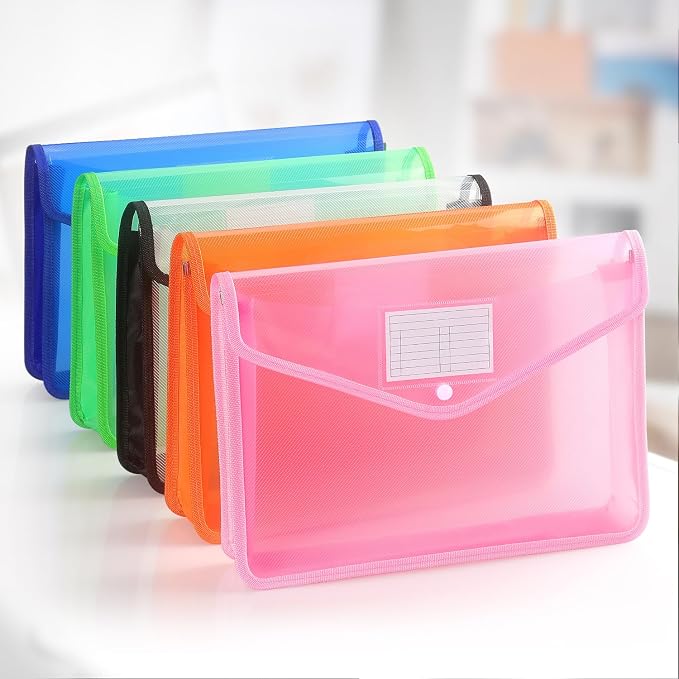 Plastic Expanding File Folder, Transparent envelopes - Image 7