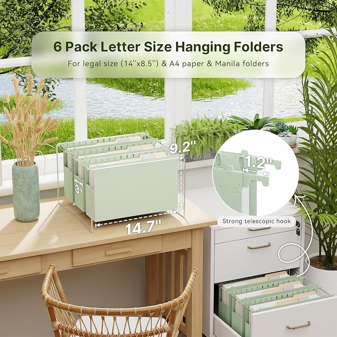 XINGIA Legal Size File Folders Hanging - Image 2