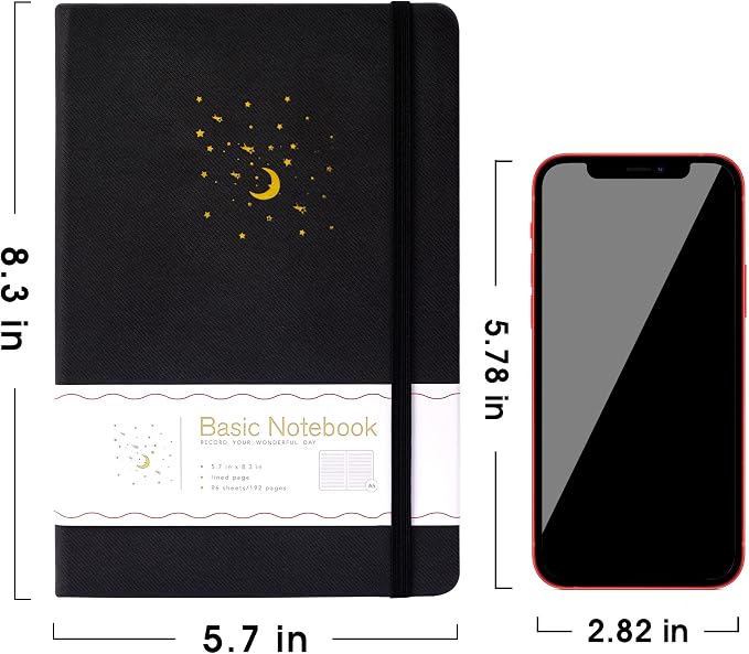 CAGIE 4 Pack Lined Journal Notebooks - Image 5