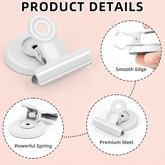 Grtard 6 Pack Magnetic Clips Heavy Duty, Magnet Clips - Image 4