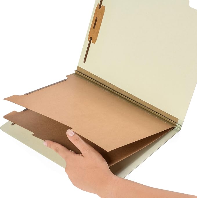 Blue Summit Supplies 10 Classification Folders, 2 Divider, 2 in Tyvek expansion - Image 2