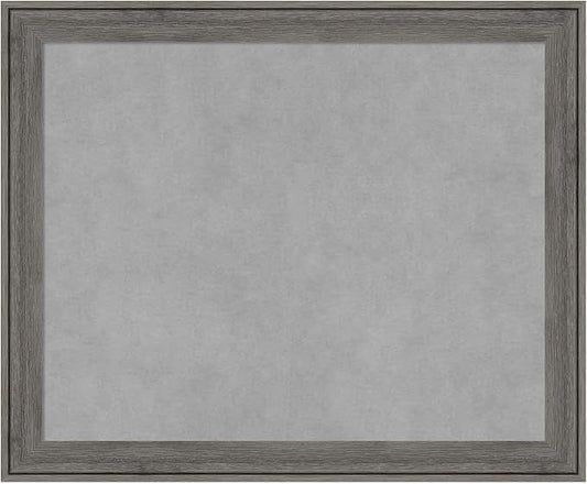 Amanti Art Grey Framed Magnetic Board 19x23 Small Vision Board by AmantiArt