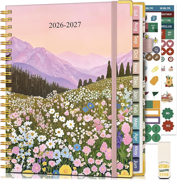 Academic Planner 2026-2027, Hardcover Weekly and Monthly Calendar Planner from by Unknown