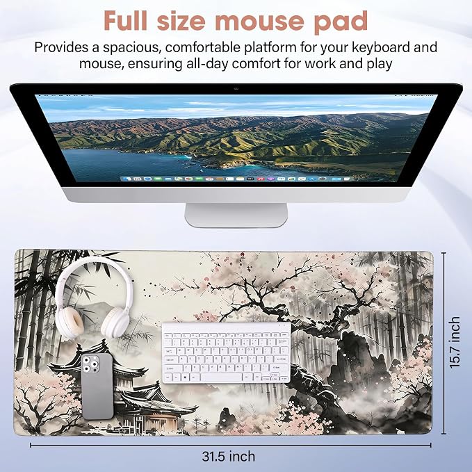 Desk Pad 31.5x15.7 Inch for Computer - Image 2