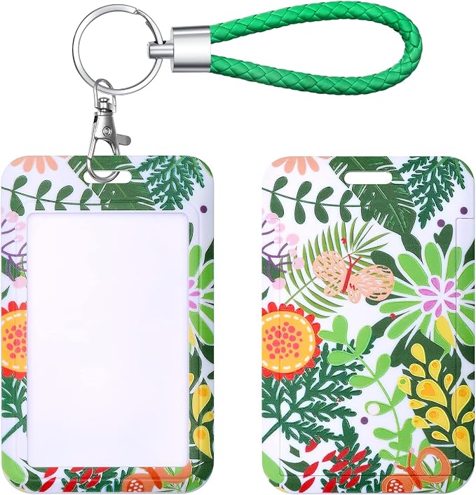 ID Card Badge Holder Key Chain by SHININGEYES