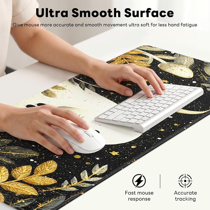 Desk Mat, Big Desk Pad, 31.5x11.8 Inches Extended Big Gaming Mouse Pad - Image 5