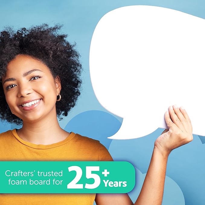 Flipside Products 32" x 40" White Foam Board, Arts and Crafts, 3/16" Thick, Presentations, Large Signboards, Backing Board, Display, Pack of 25-DeskLoop Office