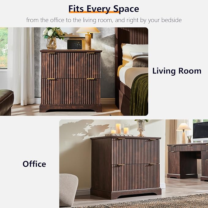 JXQTLINGMU 2 Drawer File Cabinet - Image 6