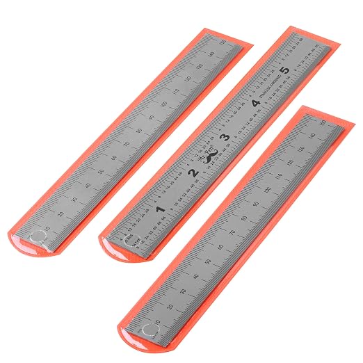 Mr. Pen- Machinist Ruler, 3 Pack, 6 Inch, Stainless Steel Metric & Imperial | - Image 5