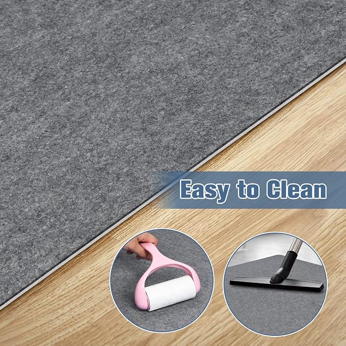 2 Pack Office Chair Mat for Hardwood Floor, Large Anti-Slip Floor Protector for - Image 6