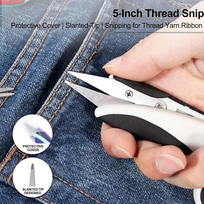 SCAIKTIG Premium Sewing Scissors Bundle, Dressmaking, Arts&Craft Supplies - Image 6