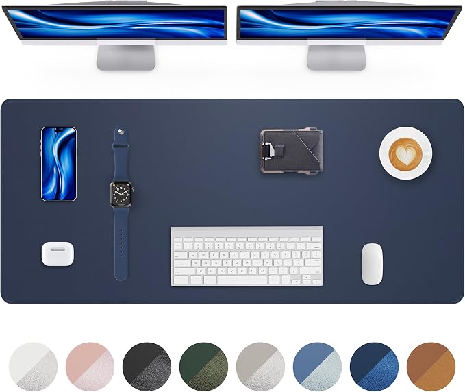 PU Leather Desk Mat Protector by AFIING
