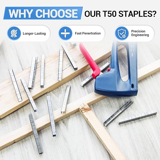 meite T50 Stainless Steel Staples Marine, 9/16 Inch Heavy Duty Staples - Image 6