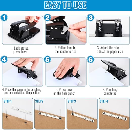Dreyoo Heavy Duty 2 Hole Punch - Image 6