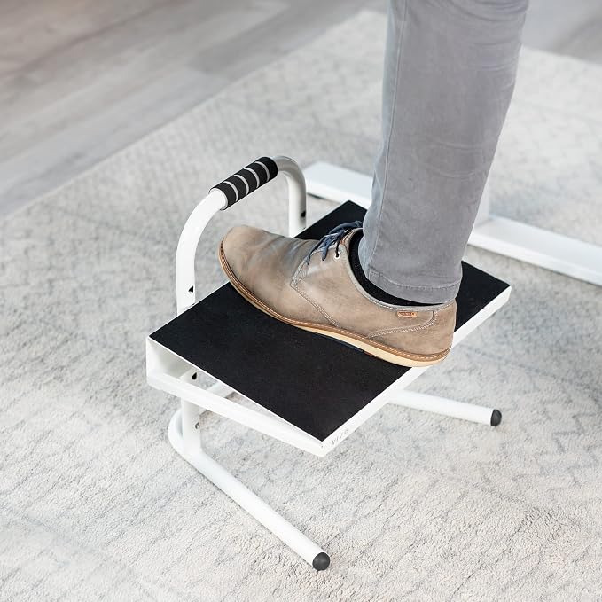 VIVO Ergonomic Height Adjustable Foot Rest Relief Platform, Elevated Stool - Image 2
