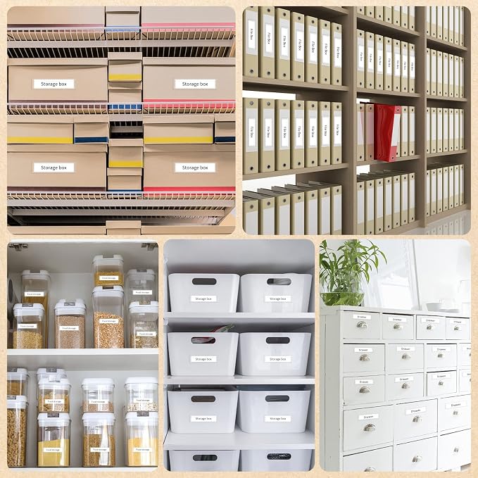 100 Pieces Label Holders Adhesive Shelf Tag - Image 7