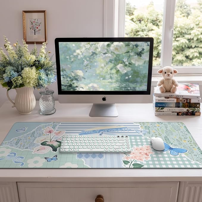 iCasso Floral Computer Mouse Pad, Desk Mat - Image 7