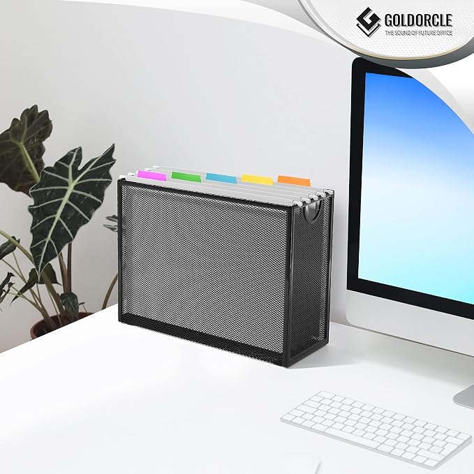 Hanging File Organizer, Letter-Size File Holder Filing Box - Image 7