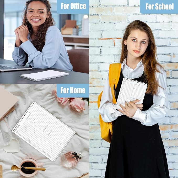 3PC Daily Shedule Planner Hourly Appointment Planner Personal Organizer - Image 7