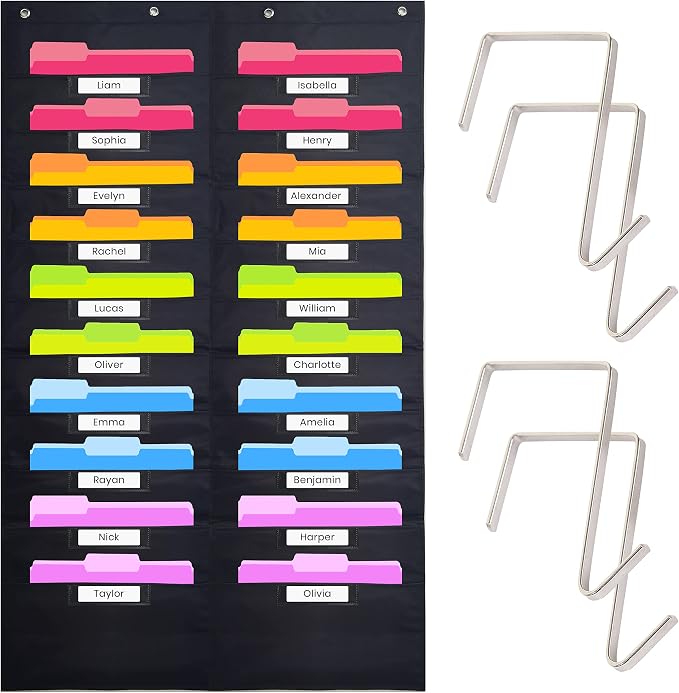 Hippo Creation Heavy Duty Storage Pocket Chart by HippoCreation