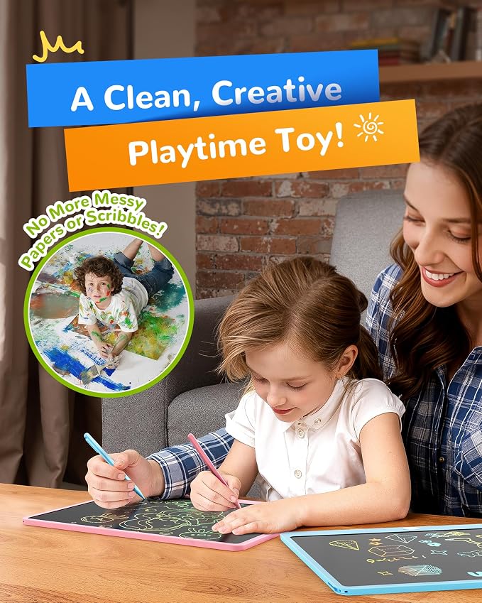 KOKODI LCD Writing Tablet, 16 Inch Colorful Toddler Doodle Board Drawing Tablet - Image 6
