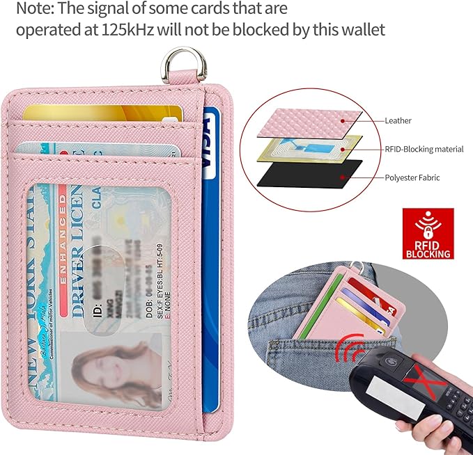 Slim Minimalist Front Pocket Wallet, RFID Blocking Credit Card Holder Wallet - Image 5