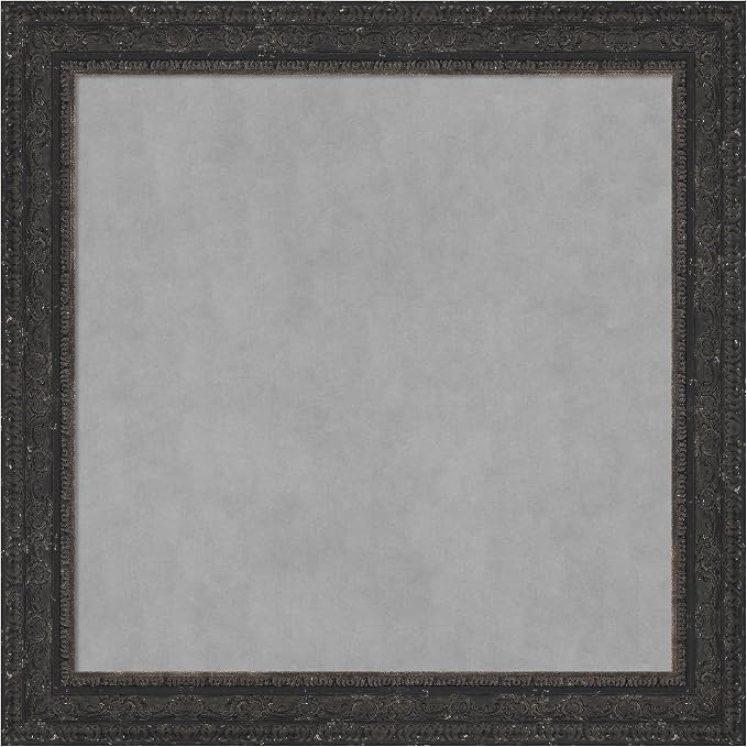 Amanti Art Black Framed Magnetic Board 29x29 Medium Vision Board by AmantiArt