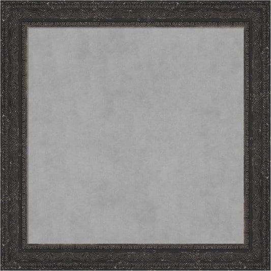 Amanti Art Black Framed Magnetic Board 29x29 Medium Vision Board by AmantiArt