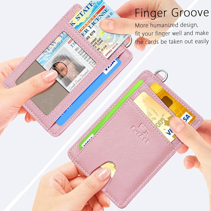 FurArt Slim Minimalist Wallet RFID Credit Card Holder - Image 3