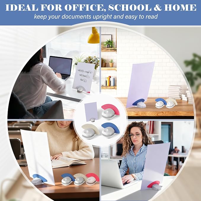 3 Pcs Paper Holder Stand for Typing – Non-Slip Desktop Document Holder - Image 7