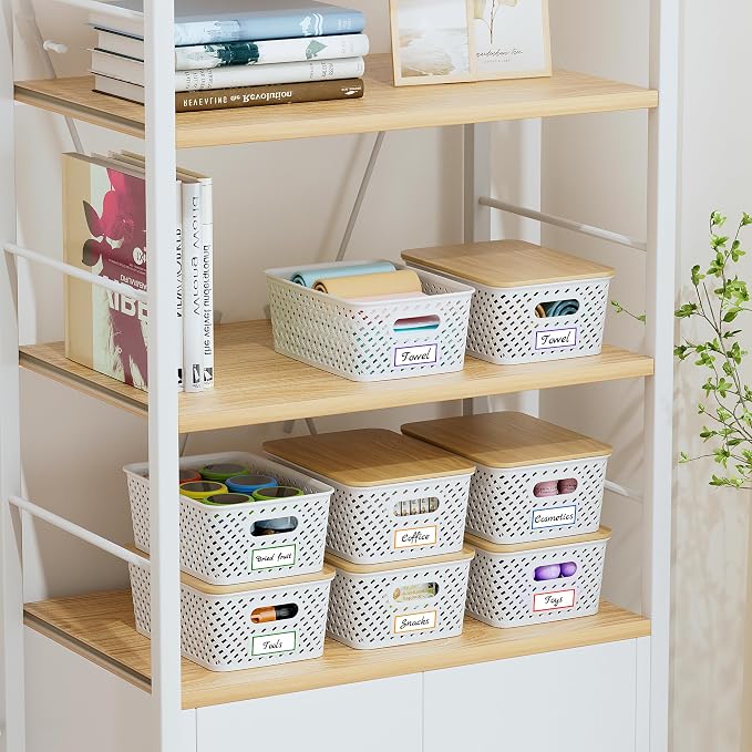 Anysig 8 Packs Plastic Storage Bins - Image 7