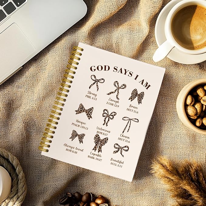 THDSE Bible Journal for Women, Christian Prayer Journal Leopard Notebook Gifts - Image 3