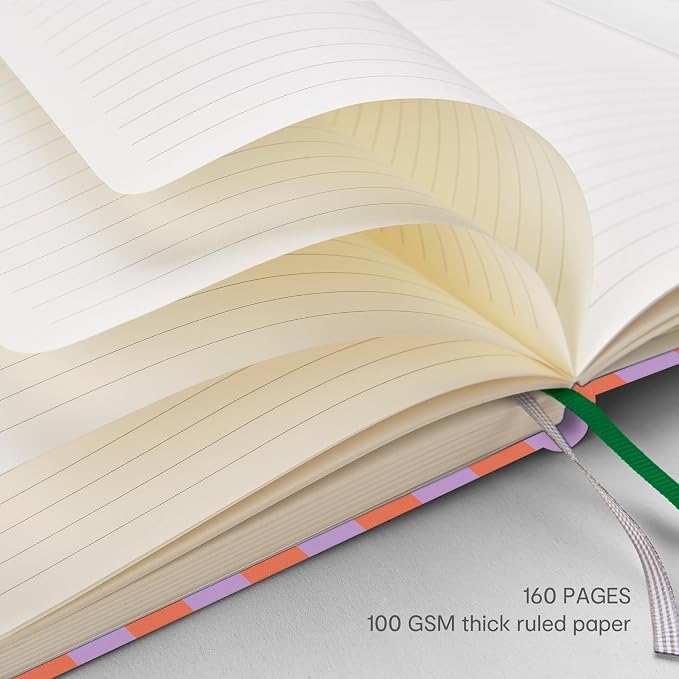 &And Per Se Lined Hardcover Notebook – A5 5.7"x8" College Ruled, 160 Pages - Image 4